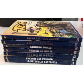 Tex collezione storica a colori n.7 albi. Numerazione in descrizione.