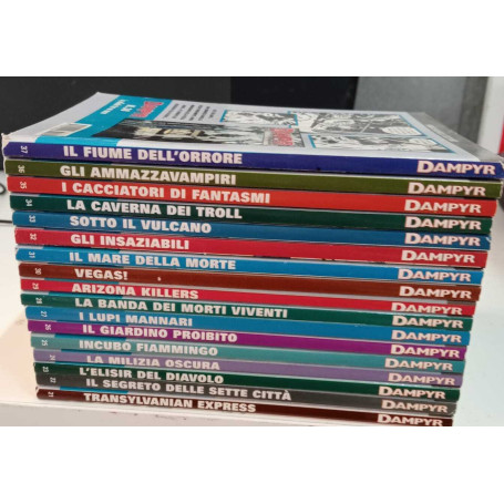 Dampyr lotto di n. 17 albi dal n. 21 al n. 37.