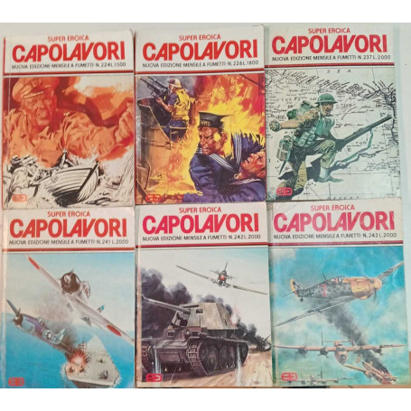 Super Eroica. Capolavori. N. 6 albi. Numerazione in descrizione.