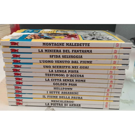 Tutto tex. n. 14 albi. Numerazione in descrizione.