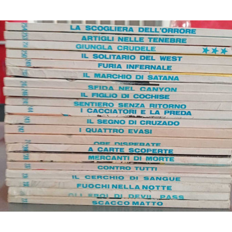 Tex. Lotto n. 20 albi dal n. 233 al n. 254.