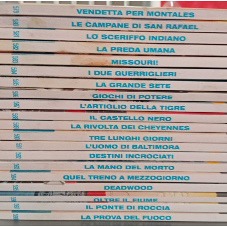 Tex. Lotto albi n. 20 dal n.579 al n. 598.