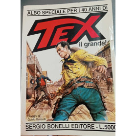 Albo speciale per i 40 anni di Tex il grande.