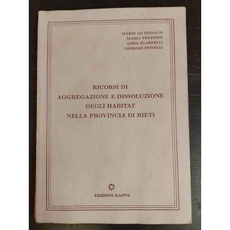 Ricorsi di aggregazione e dissoluzione