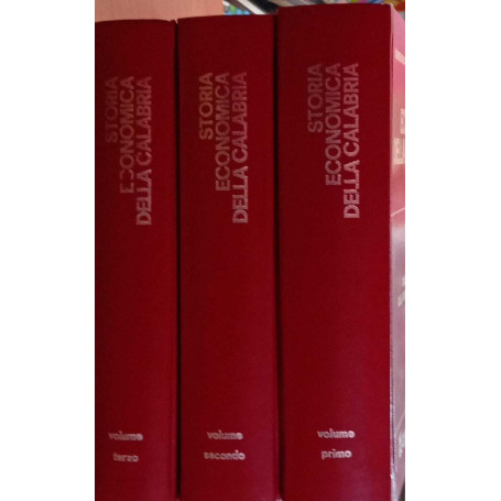 Storia economica della Calabria (3 volumi)