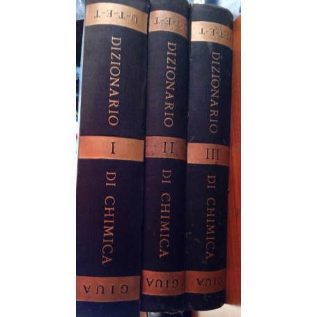Dizionario di chimica (3 volumi)