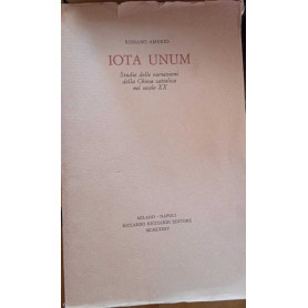 Iota Unum - Studio delle variazioni della Chiesa cattolica nel XX secolo