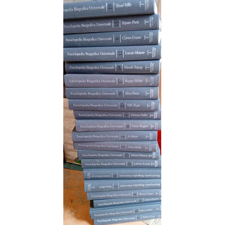 Enciclopedia Biografica Universale (20 volumi)