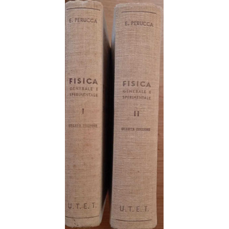 Fisica generale e sperimentale (2 volumi)