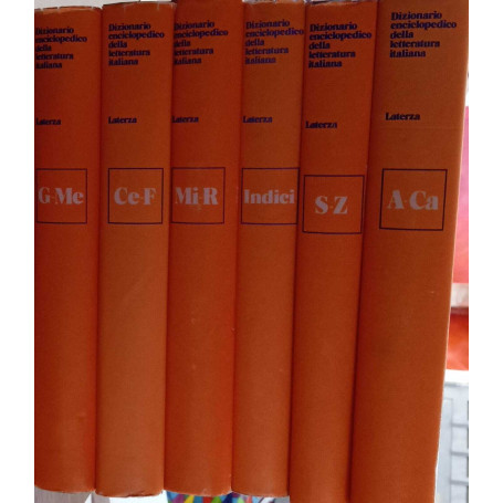 Dizionario enciclopedico della letteratura italiana (6 volumi)