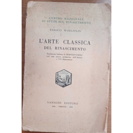 L'arte classica del Rinascimento