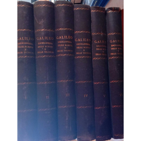 Enciclopedia delle scienze e delle tecniche (6 volumi)