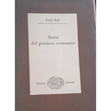 Storia del pensiero economico