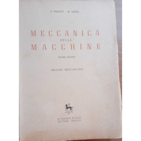 Meccanica delle macchine (volume secondo)