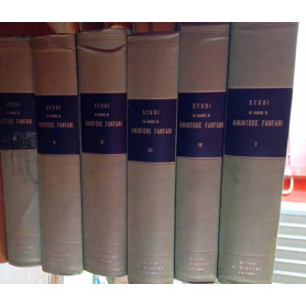 Studi in onore di Amintore Fanfani (6 volumi)