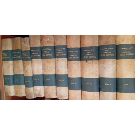 Commentaria in sacram scripturam (10 volumi)