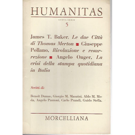 Humanitas. Anno XXVI