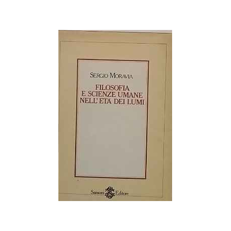 Filosofia e scienze umane nell'età dei lumi