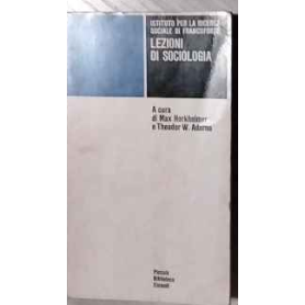 Lezioni di sociologia