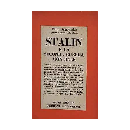 Stalin e la seconda guerra mondiale