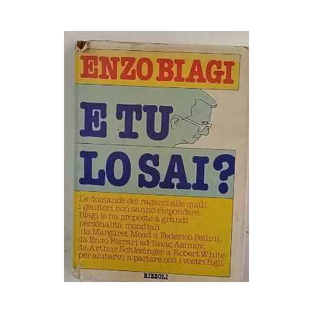 E tu lo sai?
