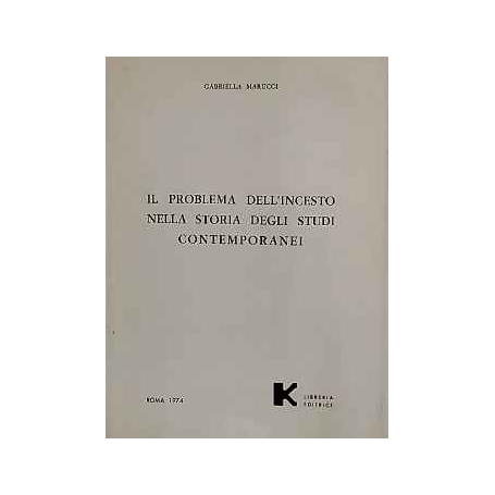 Il problema dell'incesto nella storia degli studi contemporanei
