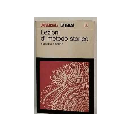 Lezioni di metodo storico