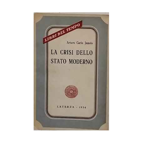 La crisi dello Stato moderno
