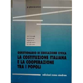 Questionario di educazione civica. La costituzione italiana e la cooperazione tra i popoli