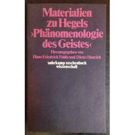 Materialien zur Hegels Phanomenologie des Geistes