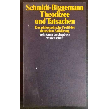 Theodizee und Tatsachen : das philosophische Profil der deutschen Aufklarung