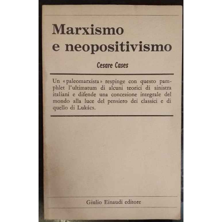 Marxismo e neopositivismo