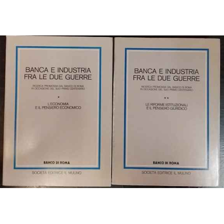 Banca e industria fra le due guerre. 2 volumi