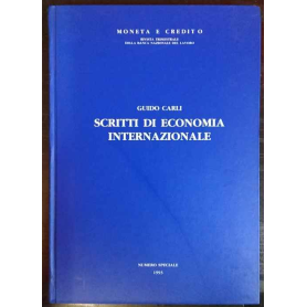 Scritti di economia internazionale