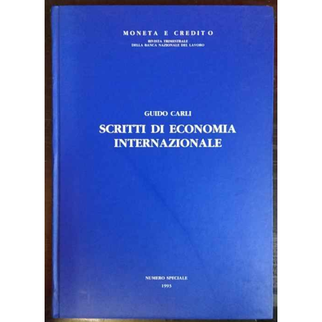 Scritti di economia internazionale