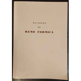 Ricordo di Remo Formica