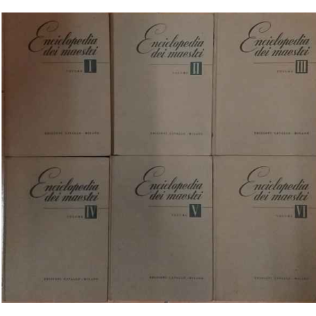 Enciclopedia dei maestri. 6 volumi