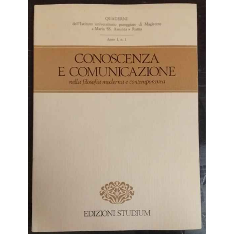Conoscenza e comunicazione nella filosofia moderna e contemporanea
