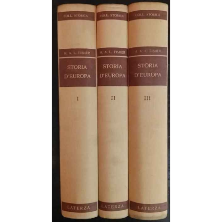 Storia d'Europa. 3 volumi