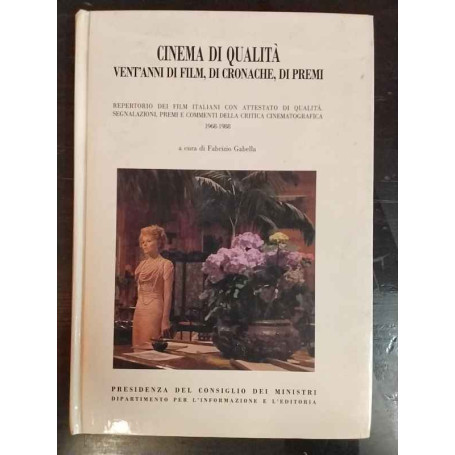 Cinema di qualità. Vent'anni di film di cronache di premi