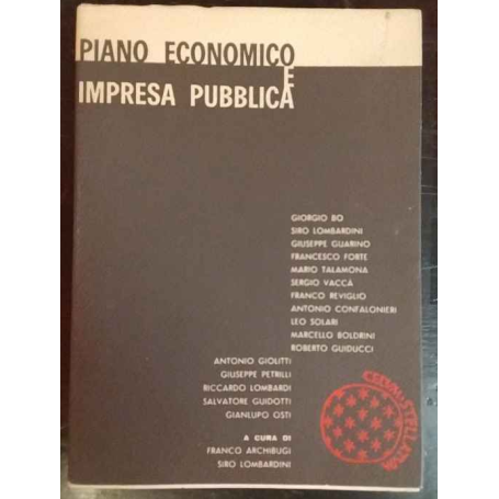 Piano economico e impresa pubblica