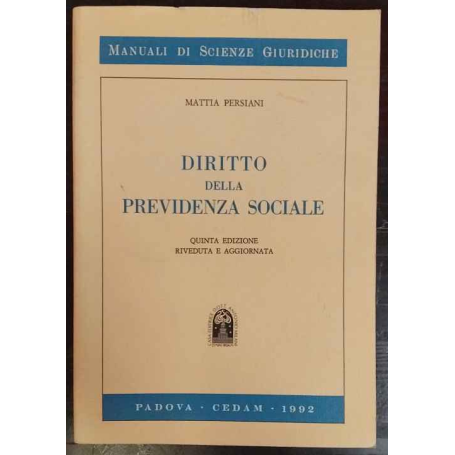 Diritto della previdenza sociale