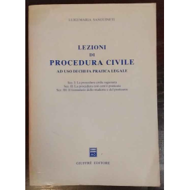 Lezioni di procedura civile ad uso di chi fa pratica legale