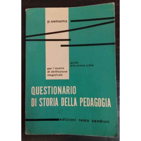 Questionario di storia della pedagogia