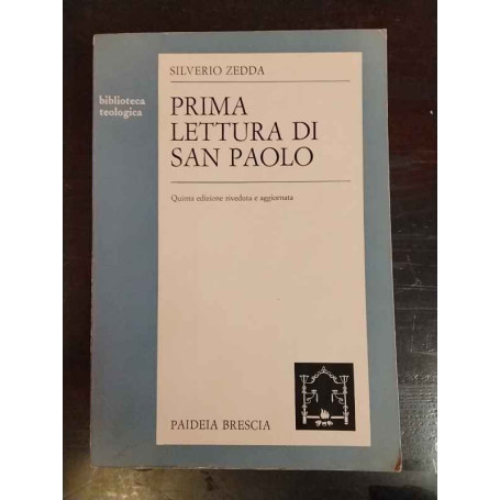 Prima lettura di san Paolo