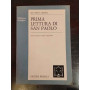 Prima lettura di san Paolo