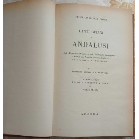Canti gitani e andalusi.