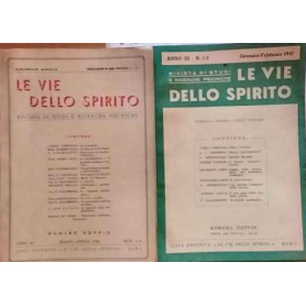 Rivista di studi e ricerche psichiche. Le vie dello spirito. 9 numeri.