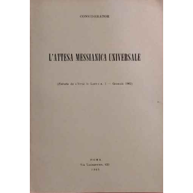 Il risveglio dell'Anima. Estratto dalla Rivista Verso la Luce n.5 del 1965.