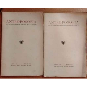 Antroposofia. Rivista mensile di scienza dello spirito. n.1-2 1946.